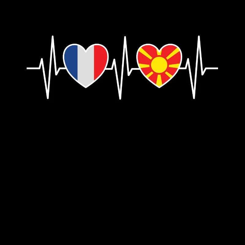 France et Macédoine Drapeau macédonien