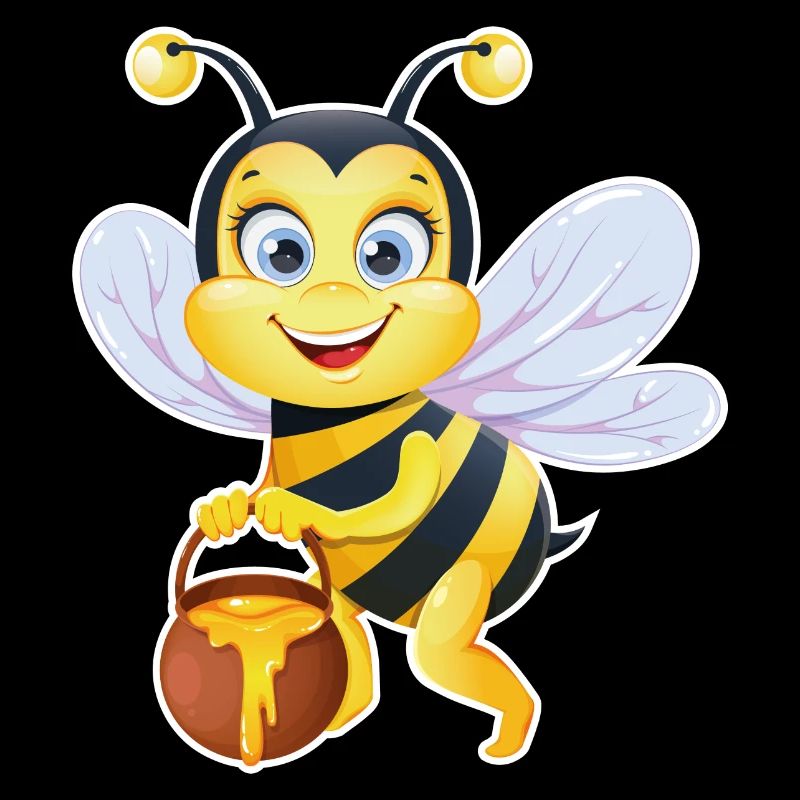 Bee with honey Beekeeper Honeycomb Apiary