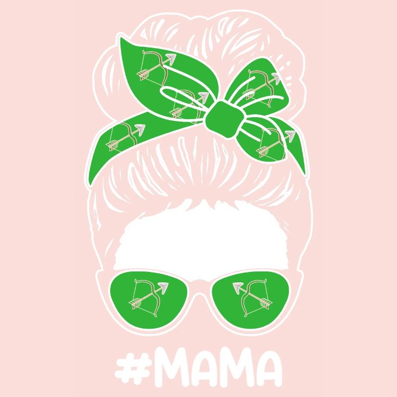 Bogenschütze Mama Mutter Bogenschießen