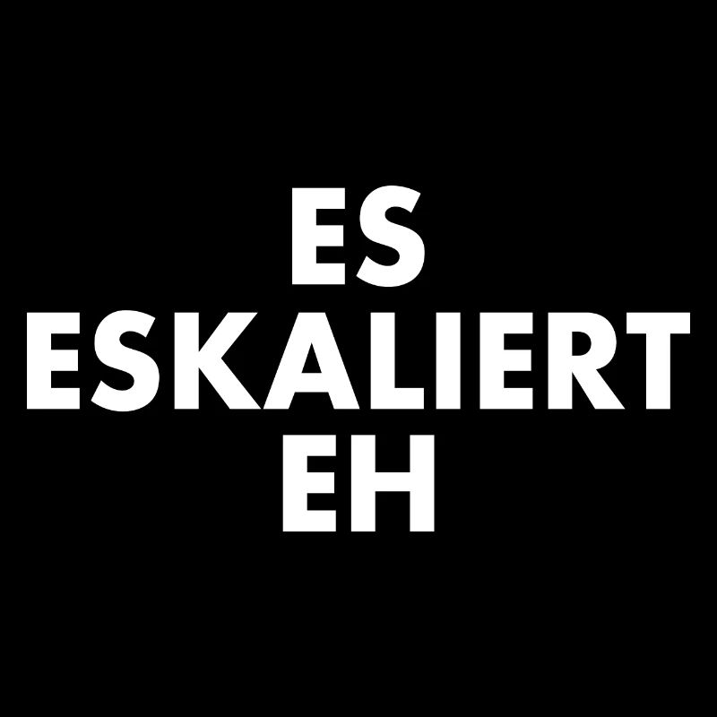 Es eskaliert eh
