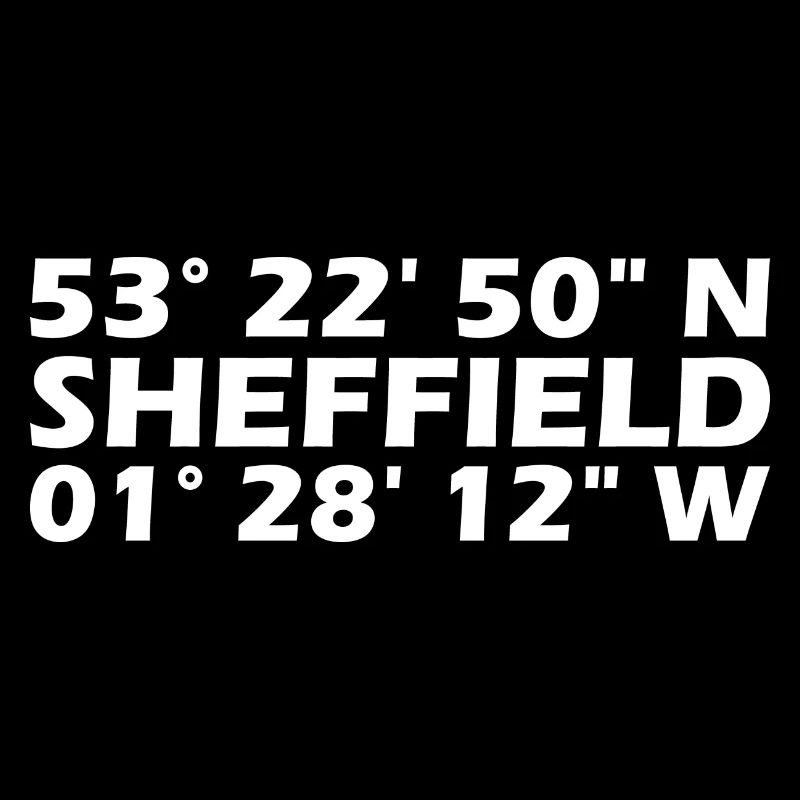 Coordonnées de Sheffield