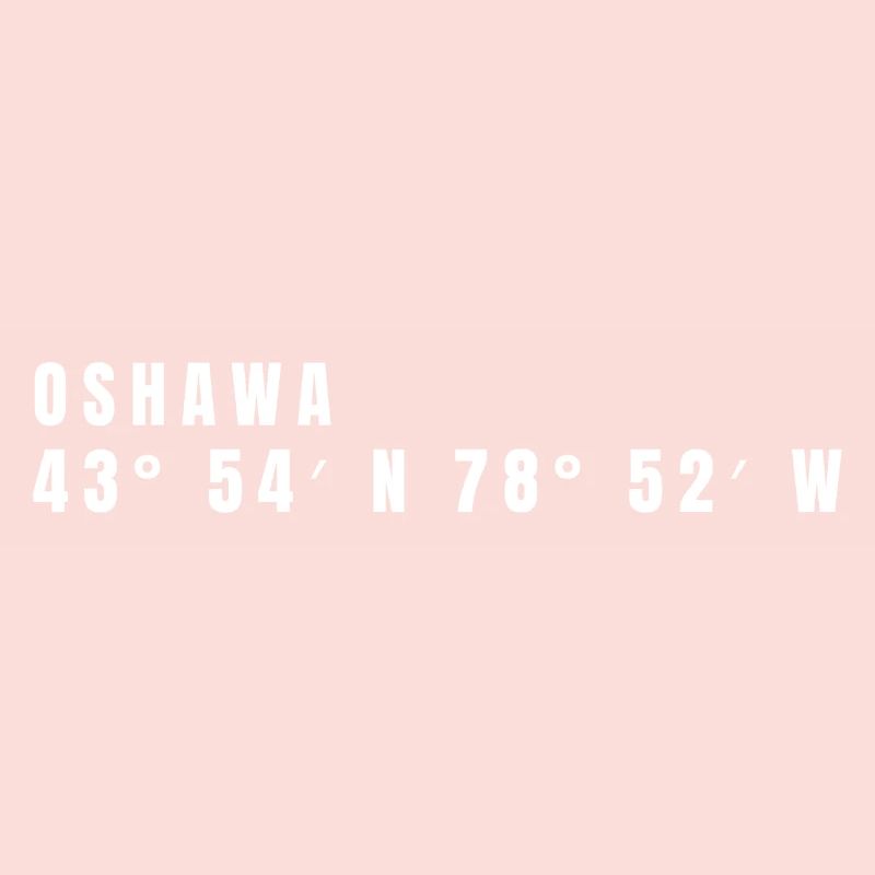 Oshawa, Canada Coordinates