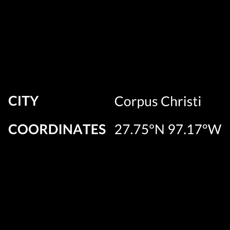 Corpus Christi, Texas, USA coordinates