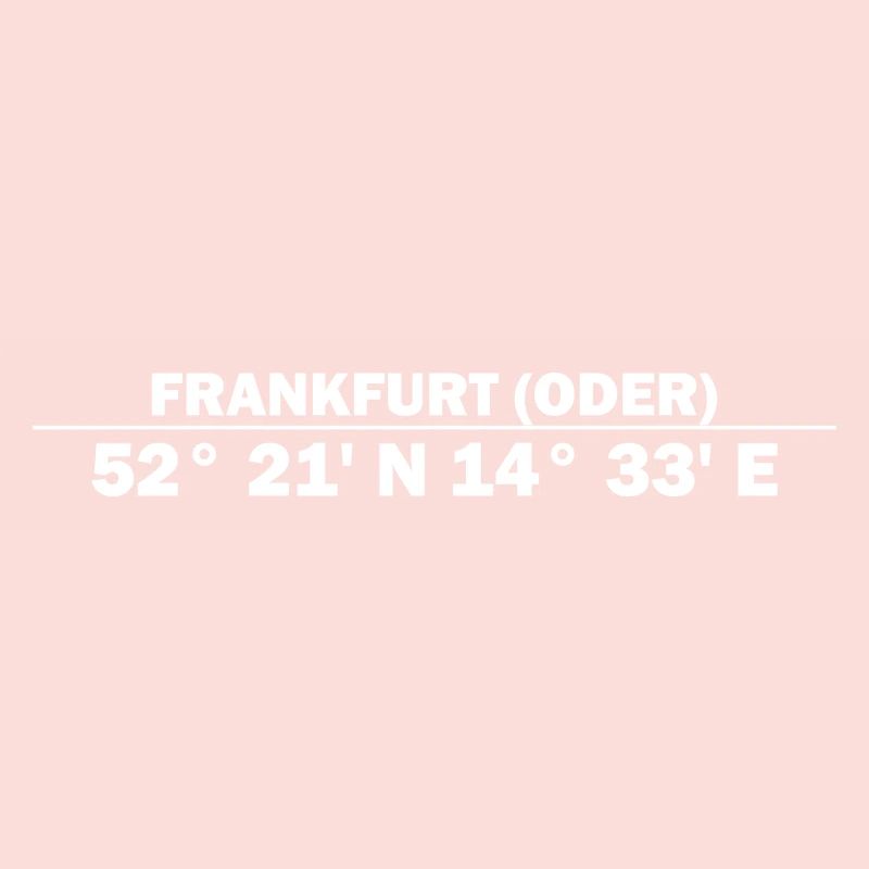 Coordonnées de Francfort (Oder)