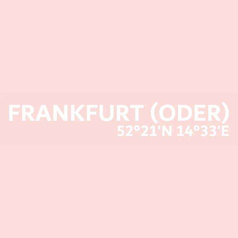Coordonnées de Francfort (Oder)