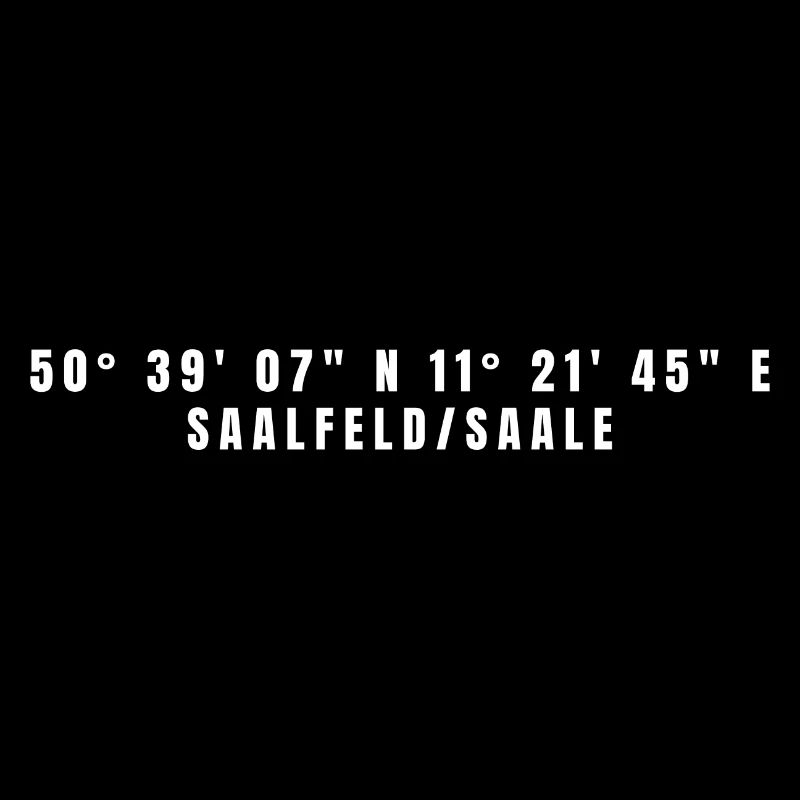 Coordonnées Saalfeld/Saale, Thuringe