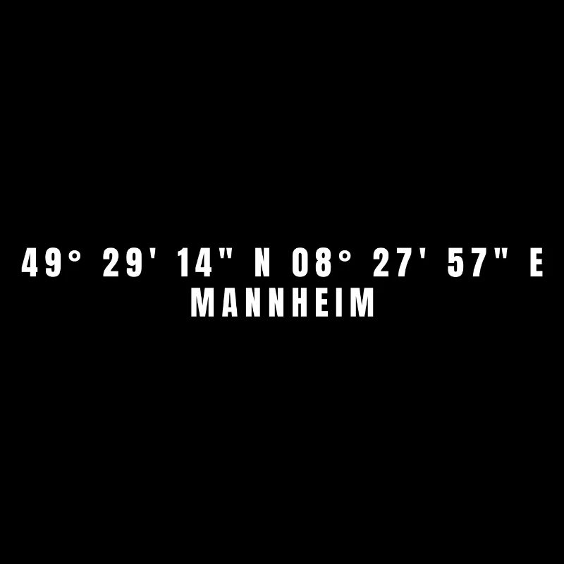 Mannheim Baden-Württemberg Coordinates