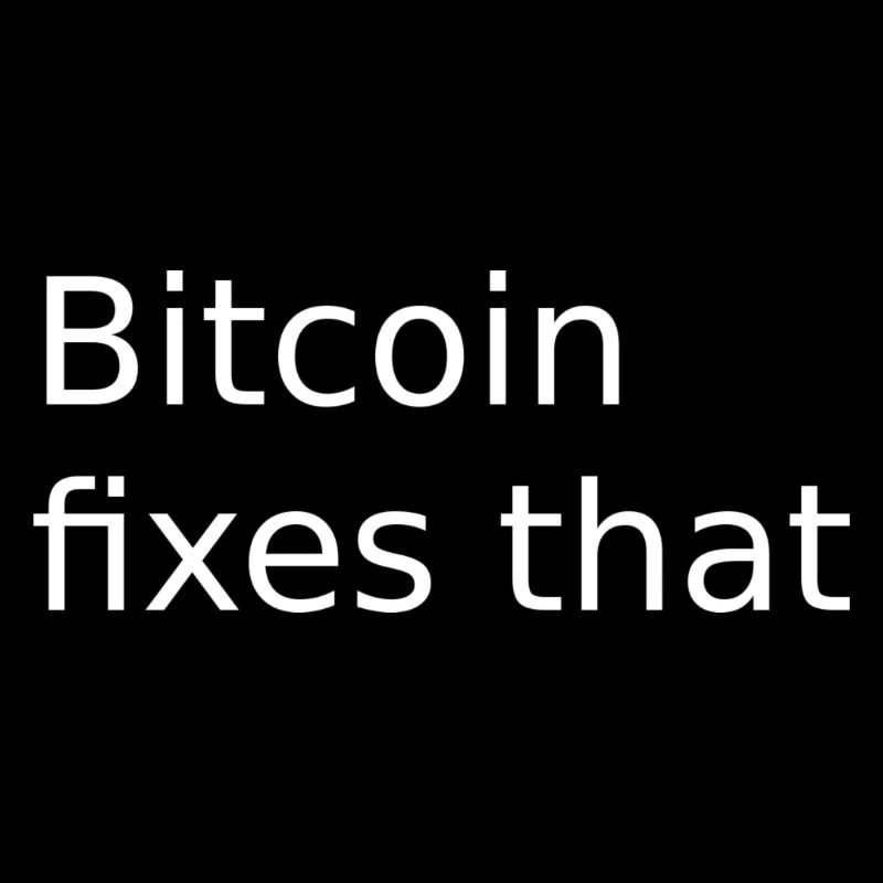 Bitcoin fix that! 1.0 TB Hommage