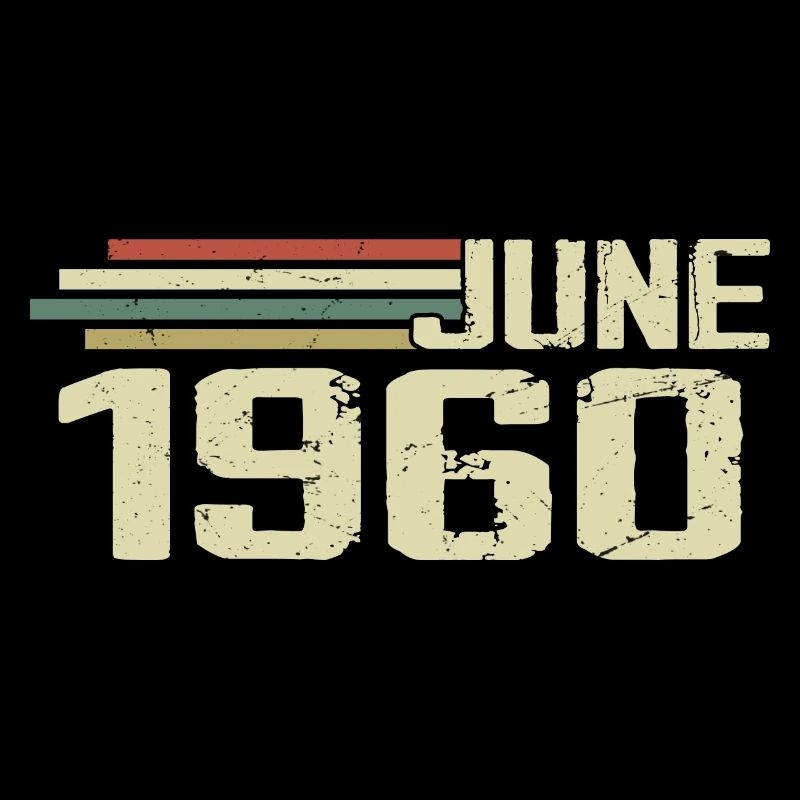 Juni 1960 Jahrestag Juni 1960 Juni 1960 Geburtstag