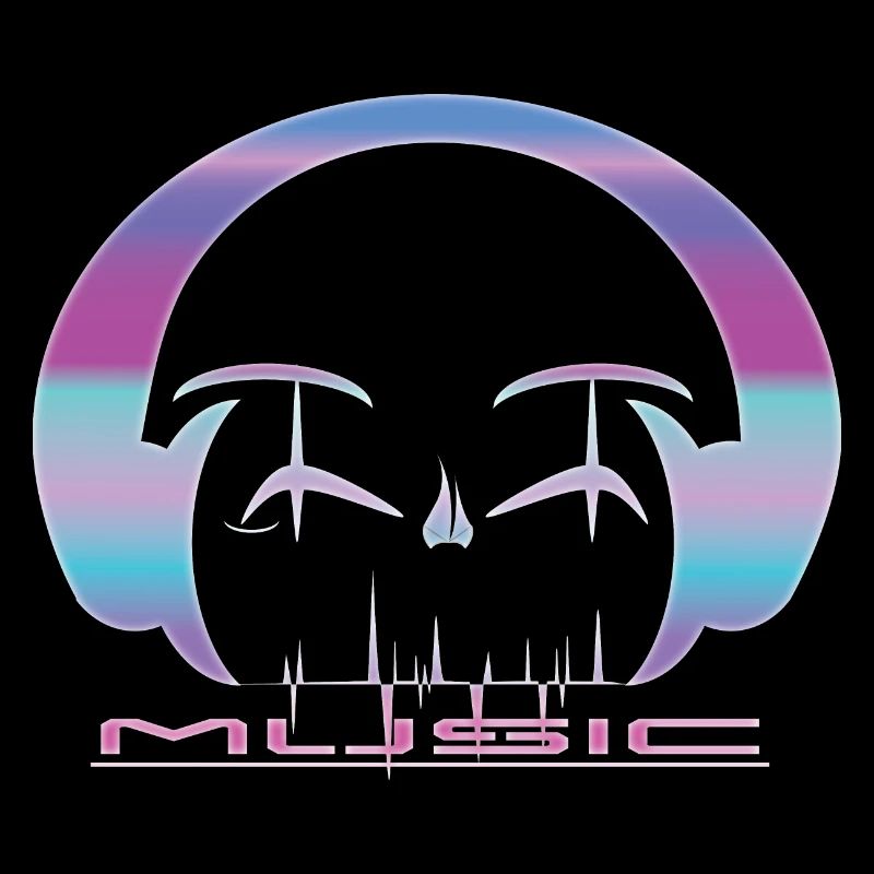 Bunte Musik Kopfhörer