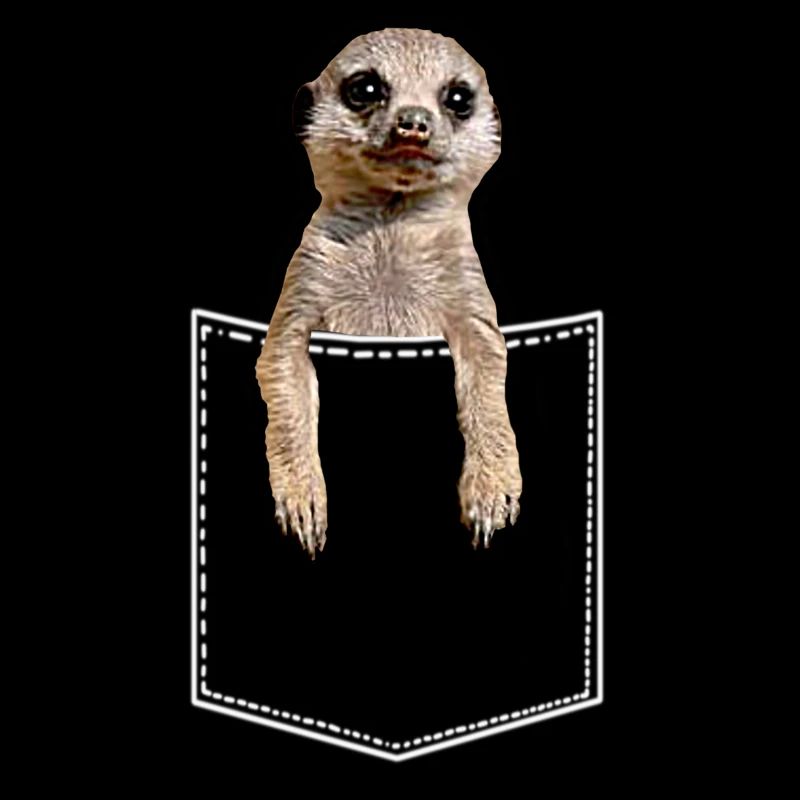 Erdmännchen In Brusttasche Hemdtasche