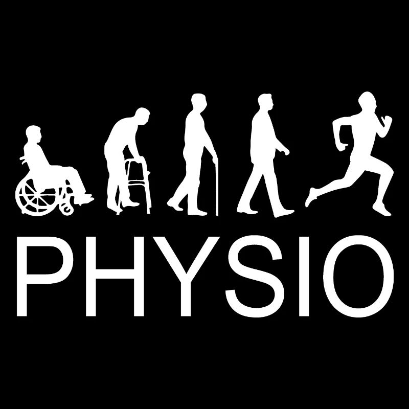 Physio Silhouette weiß
