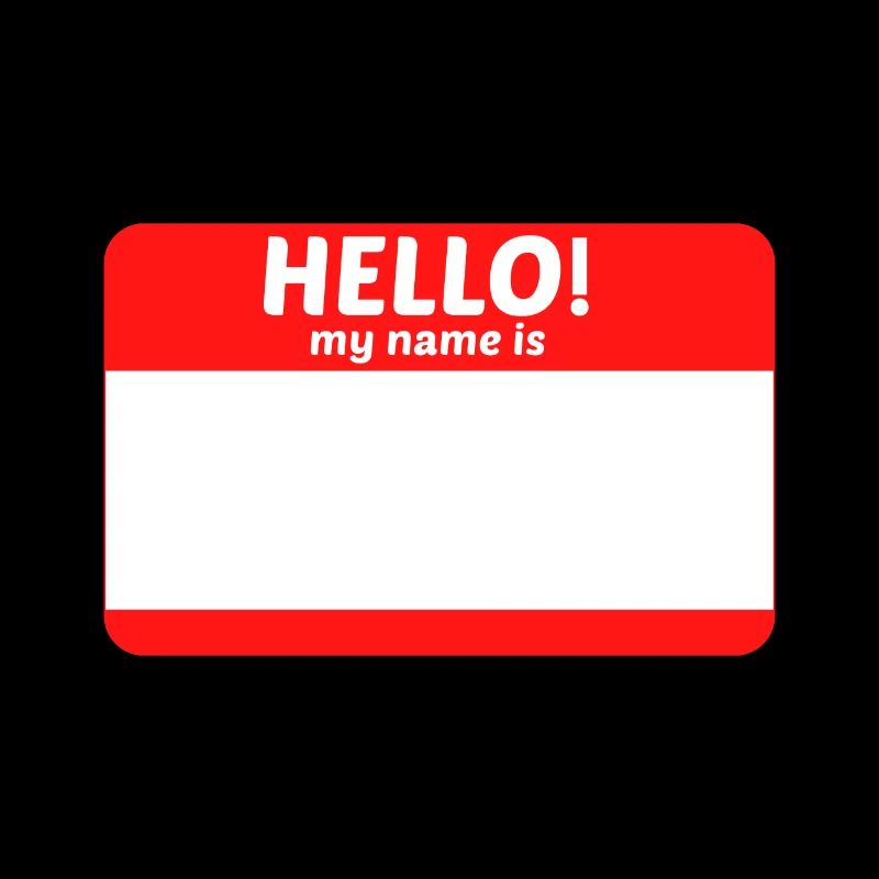 Bonjour mon nom est ...