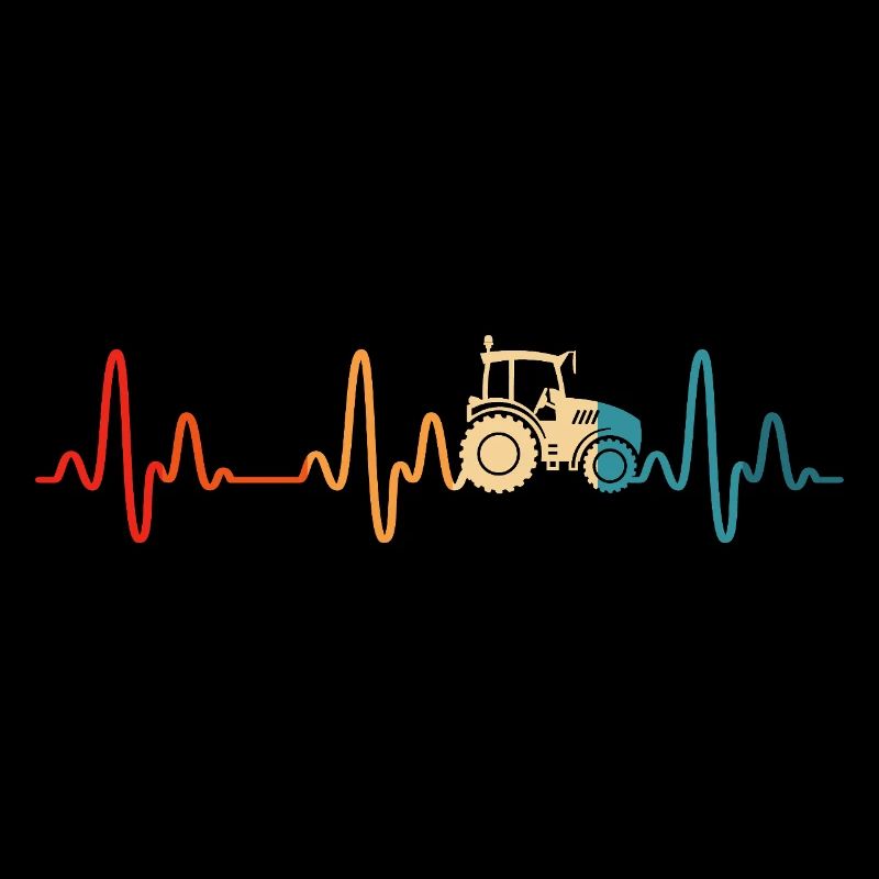 Farmer Tractor Retro Farmer Tractor