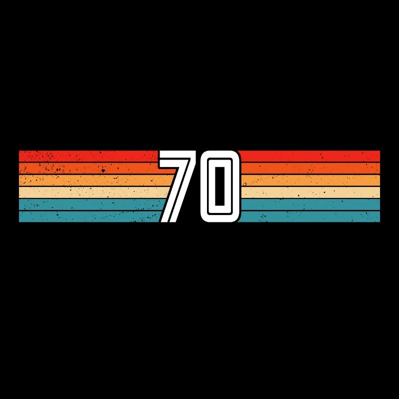 70 ans rétro 70e anniversaire