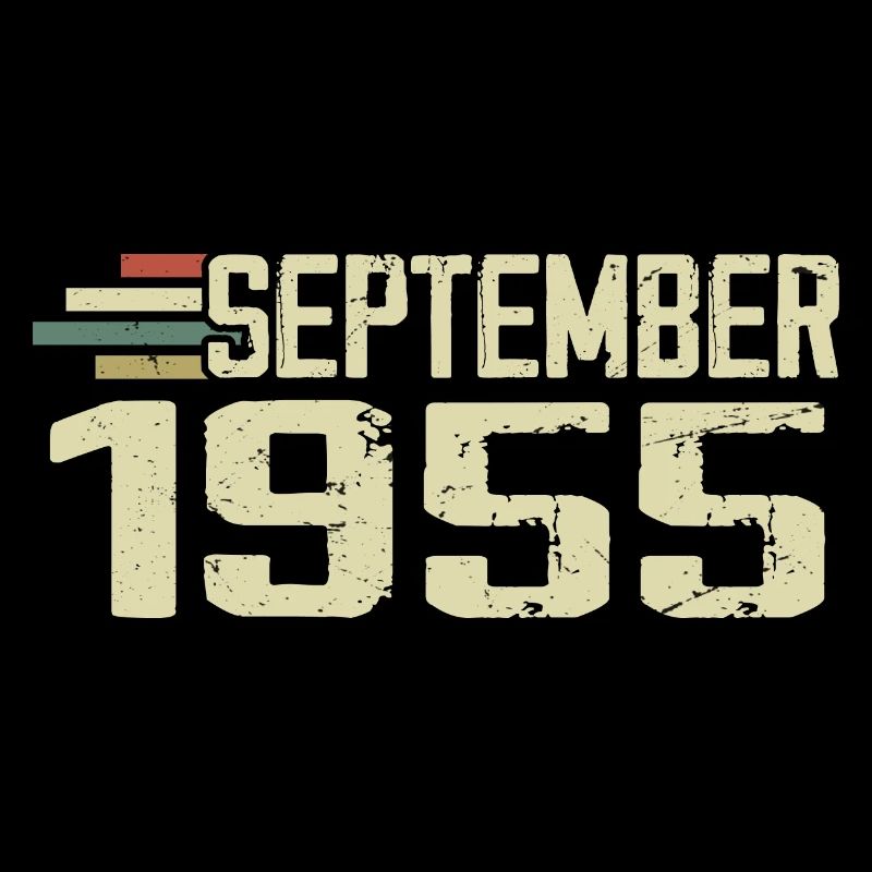 September 1955 Vintage Geschenkidee September 1955