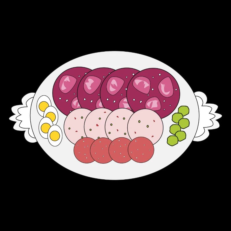 Assiette de saucisses