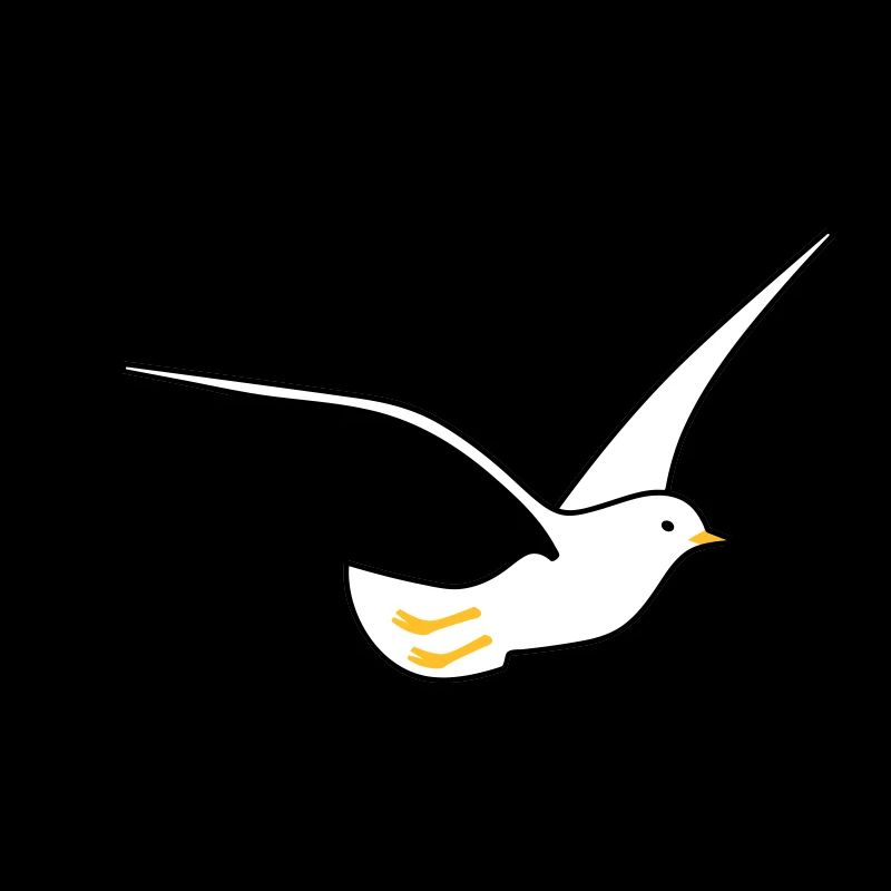 Möwe in deinen Farben