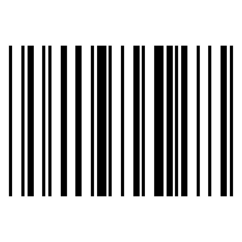 Striped barcode code strip