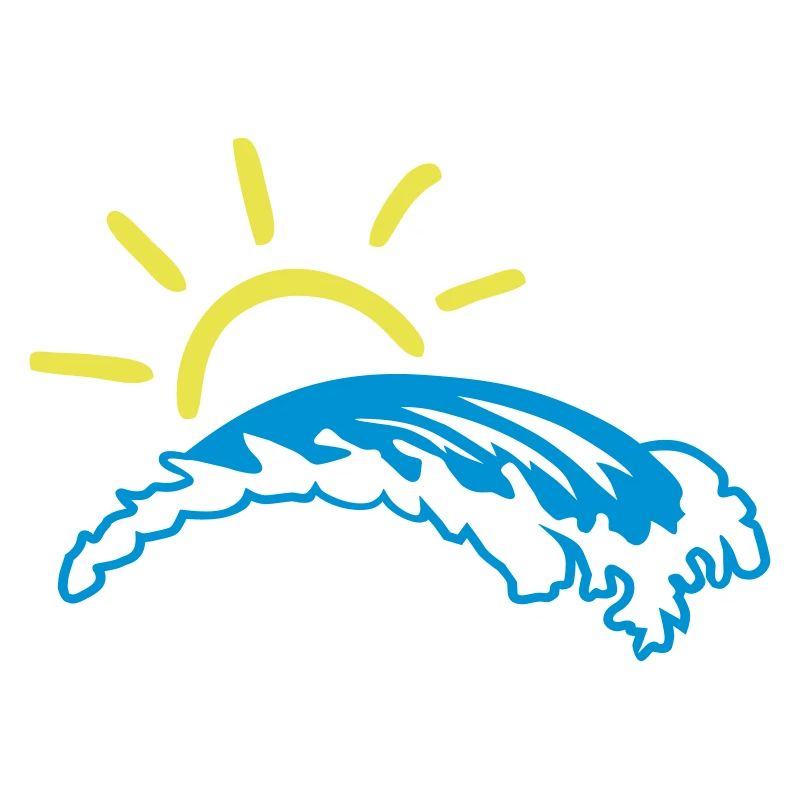 Welle und Sonne - Meer