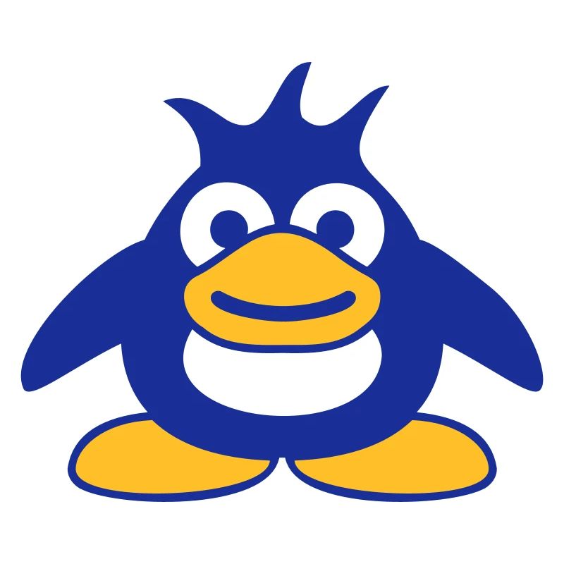 Pingouin mignon bébé enfant bambin heureux cool