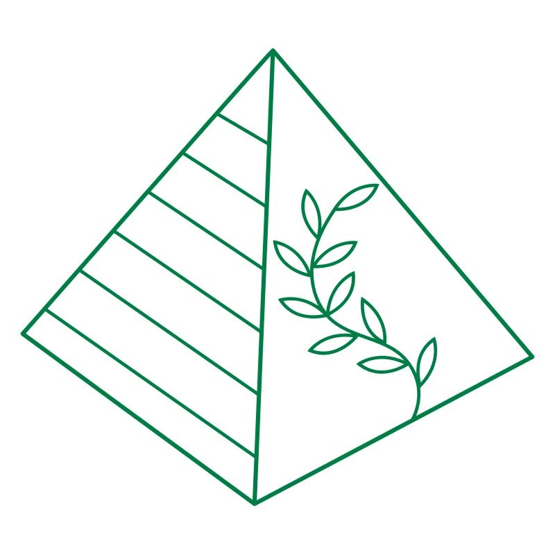 Pyramide à croissance florale
