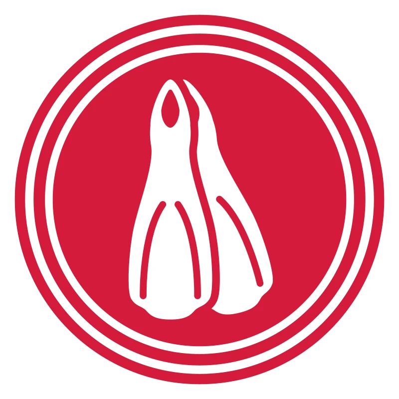 Silhouette diving Fins Diver