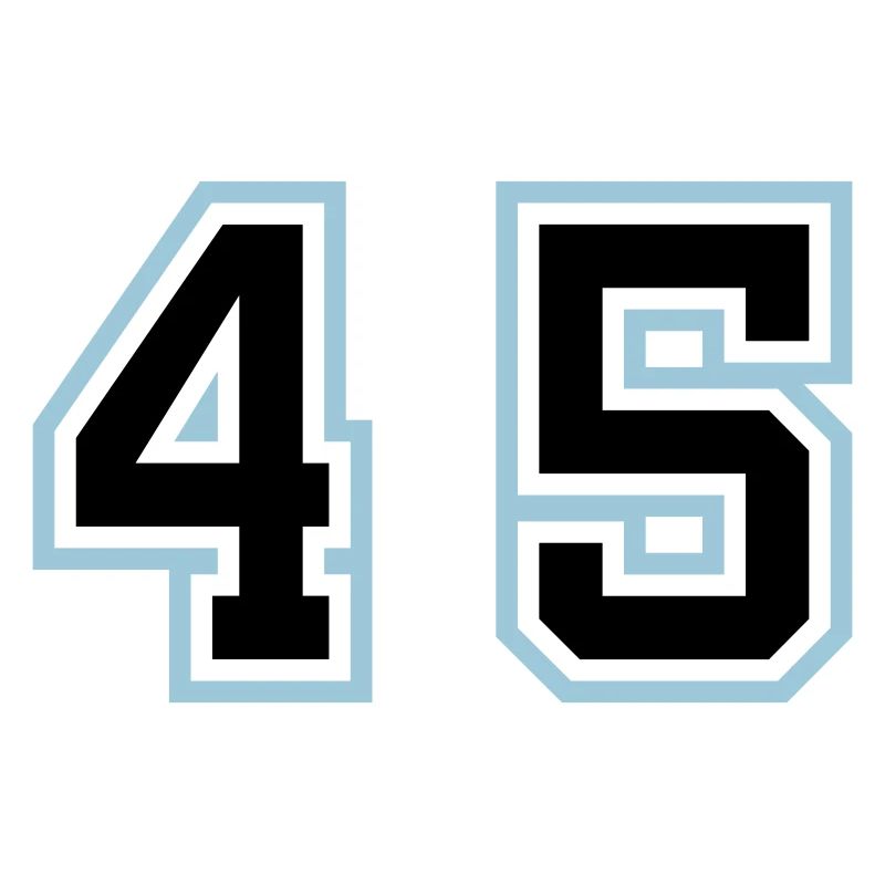 Symbole de 45 chiffres