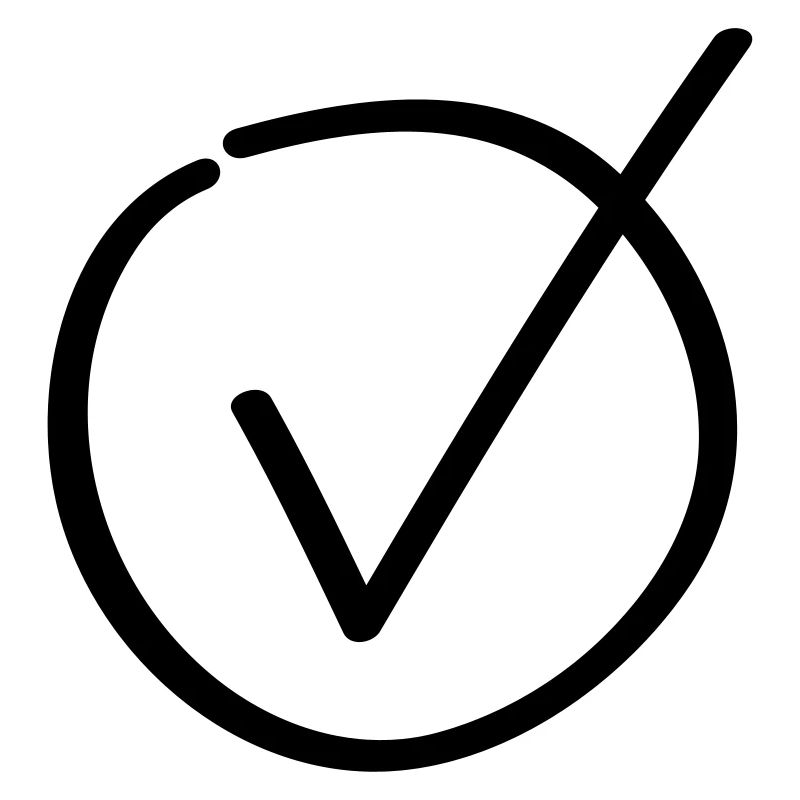 icône de symbole de crochet