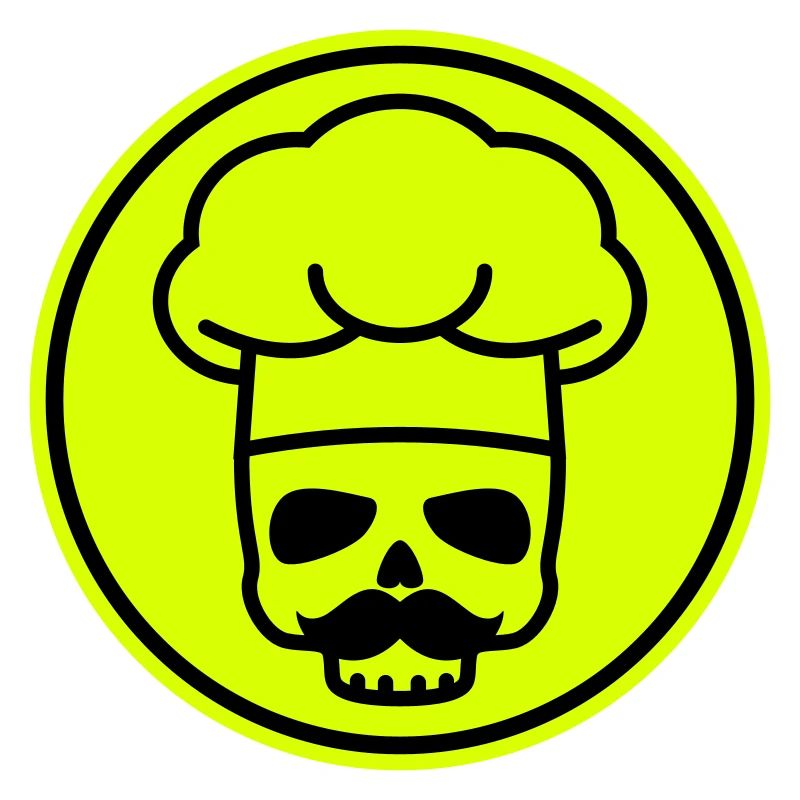 Icône du crâne de cuisinier
