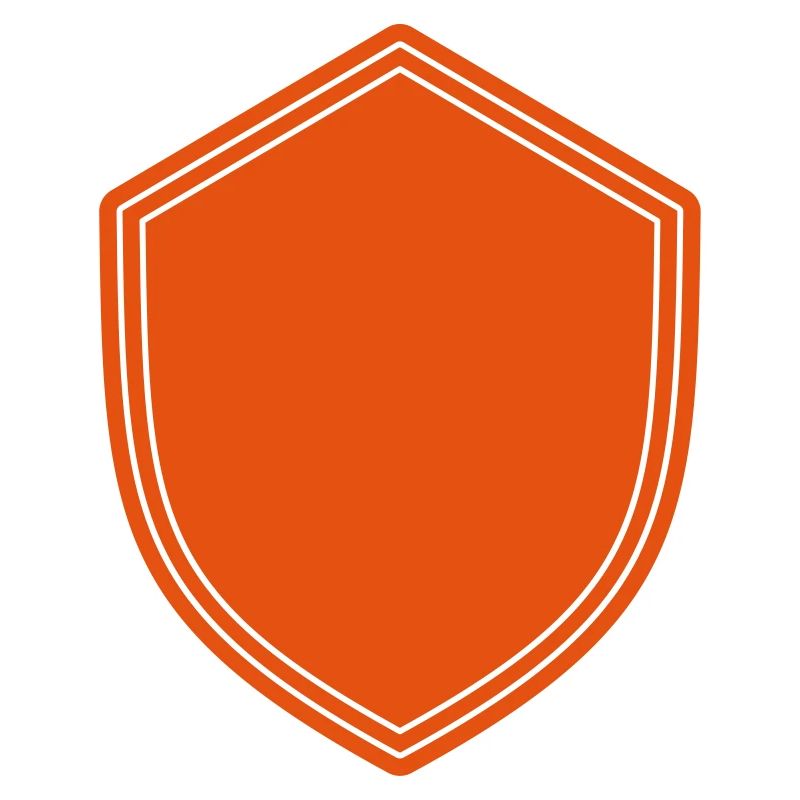 Coat of arms shield empty