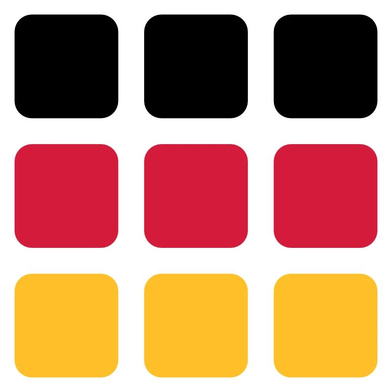Flagge - Quadrate Trikolore - VEKTOR