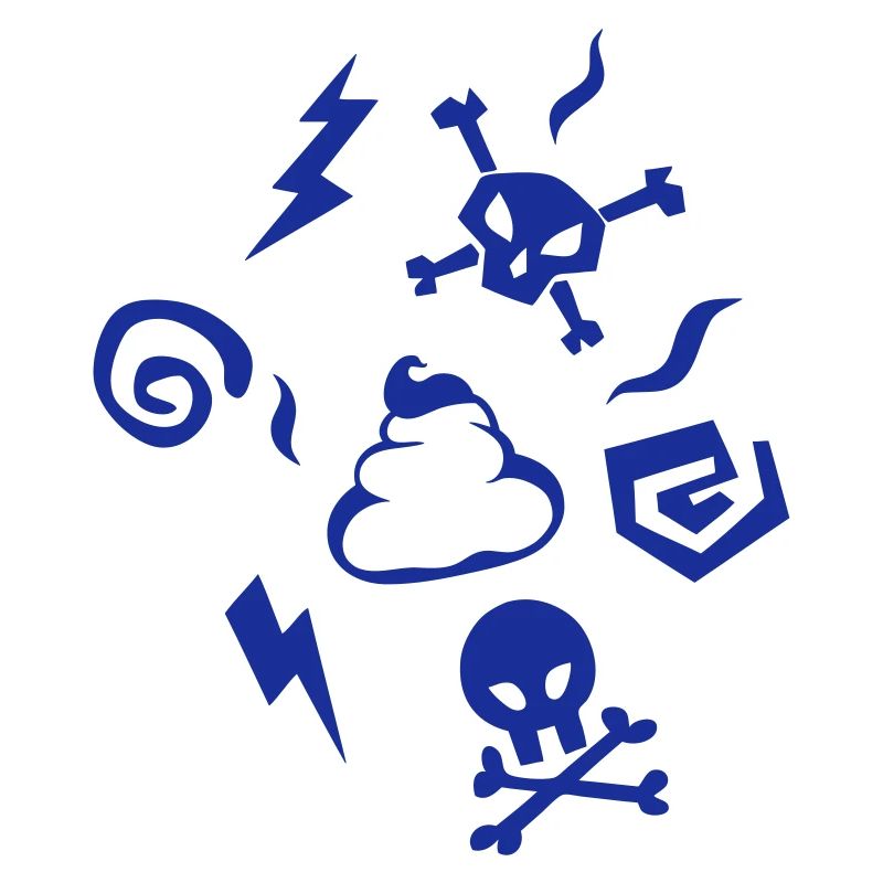 angry eclair head of death crap lightning enerver