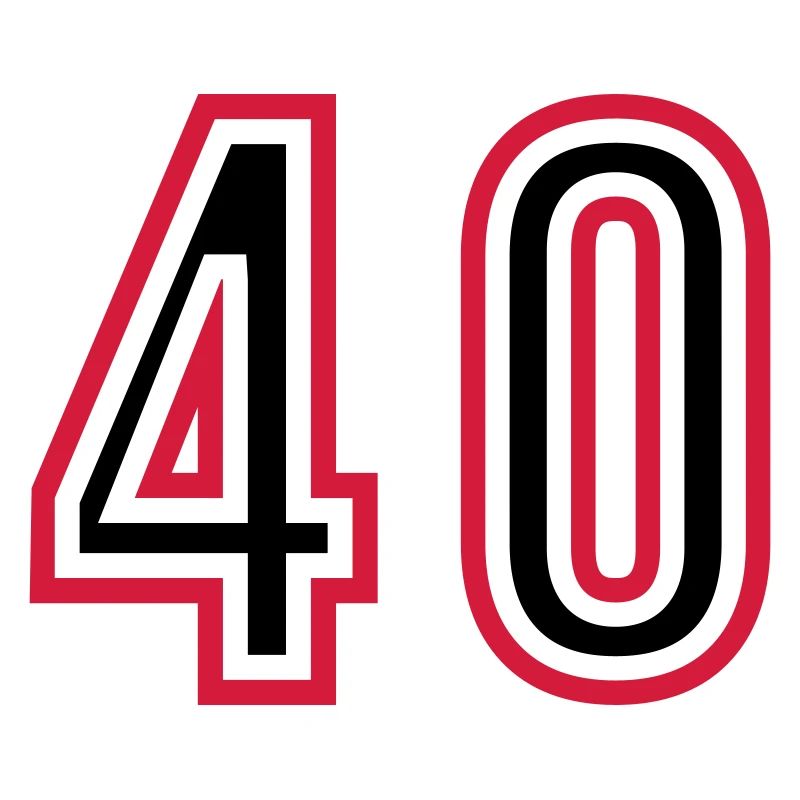 Maillot 40 Années Numéros