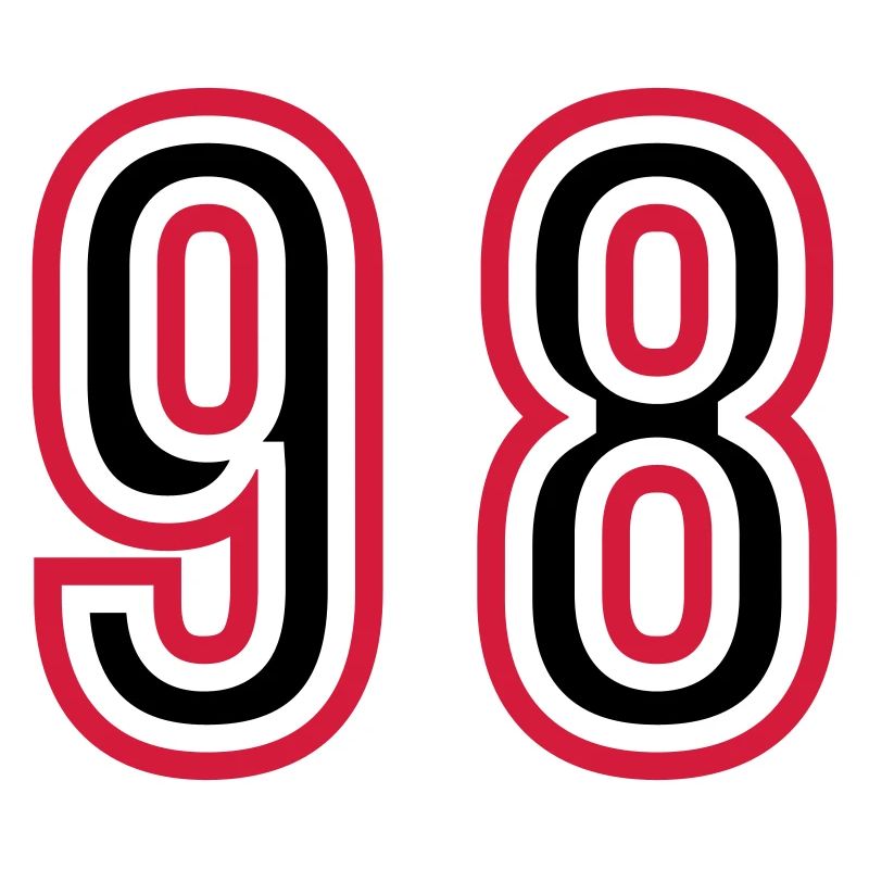 98 Number Years Jersey
