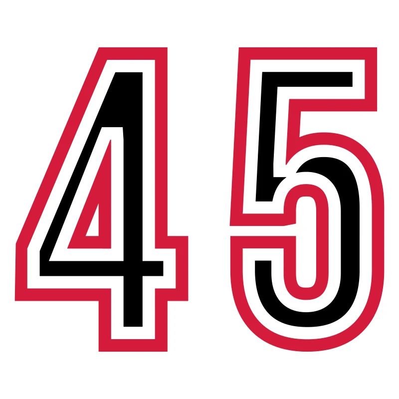 Maillot 45 Années Numéros