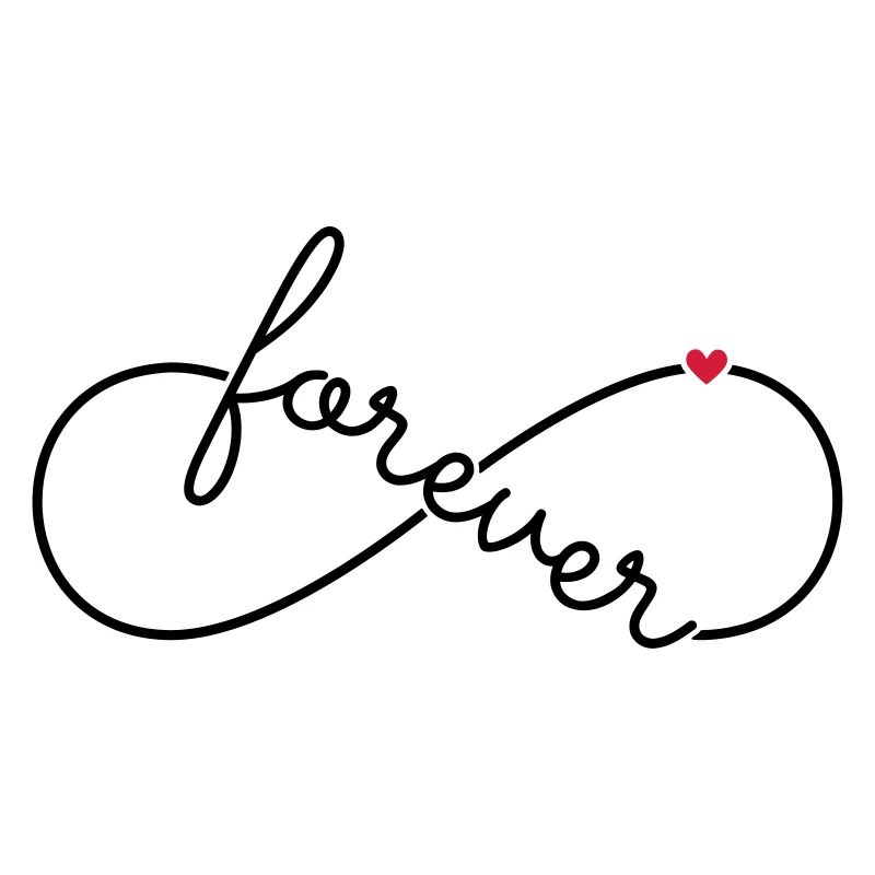 Symbole de l'infini Infinity pour toujours
