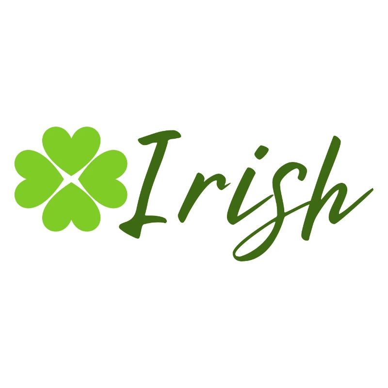 Irisch mit Kleeblatt - St. Patrick Day