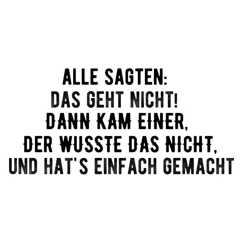 Das geht nicht - oder doch?