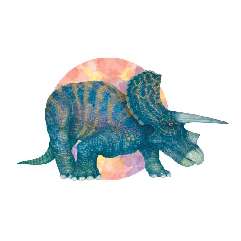 Ein wilder Dinosaurier