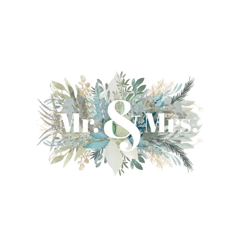 Mr. & Mrs. Eucalyptus customizable