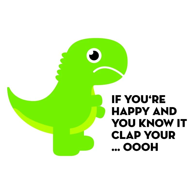 T-Rex clap your hands