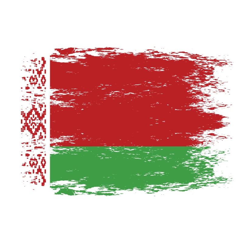Belarus flag used look