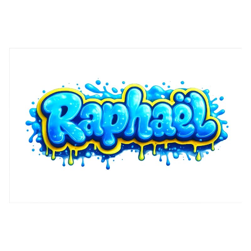 RAPHAEL GRAFFITI NAME FOR PERFECT GIFT PRINTABLE 
