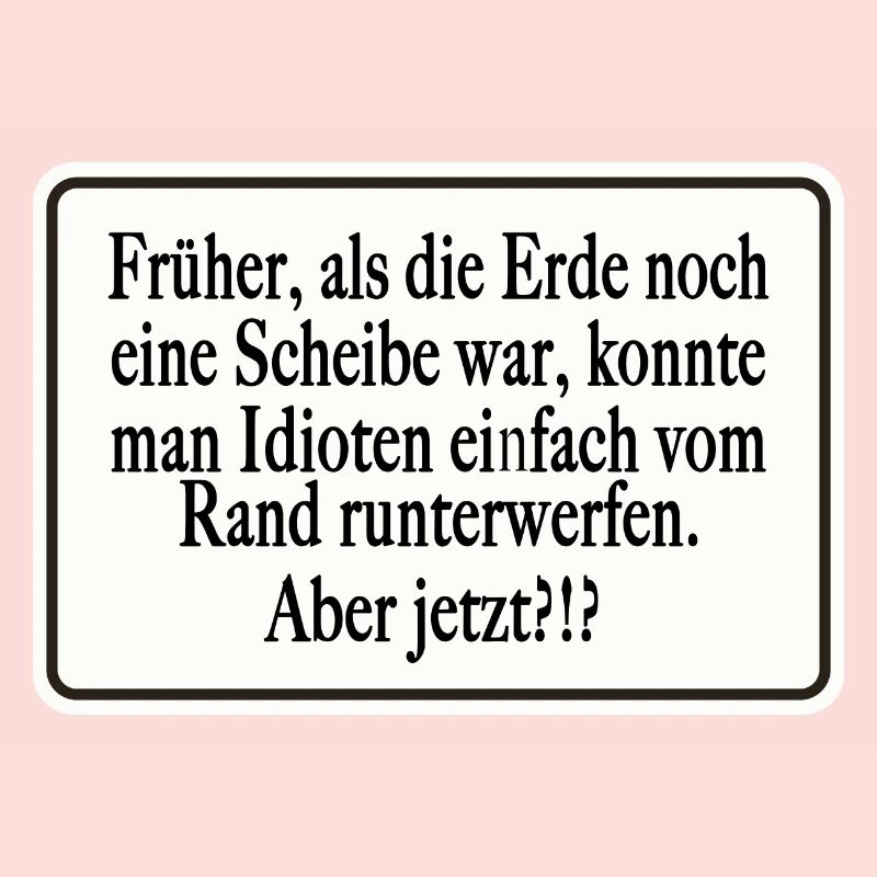 Früher als die Erde noch eine Scheibe war