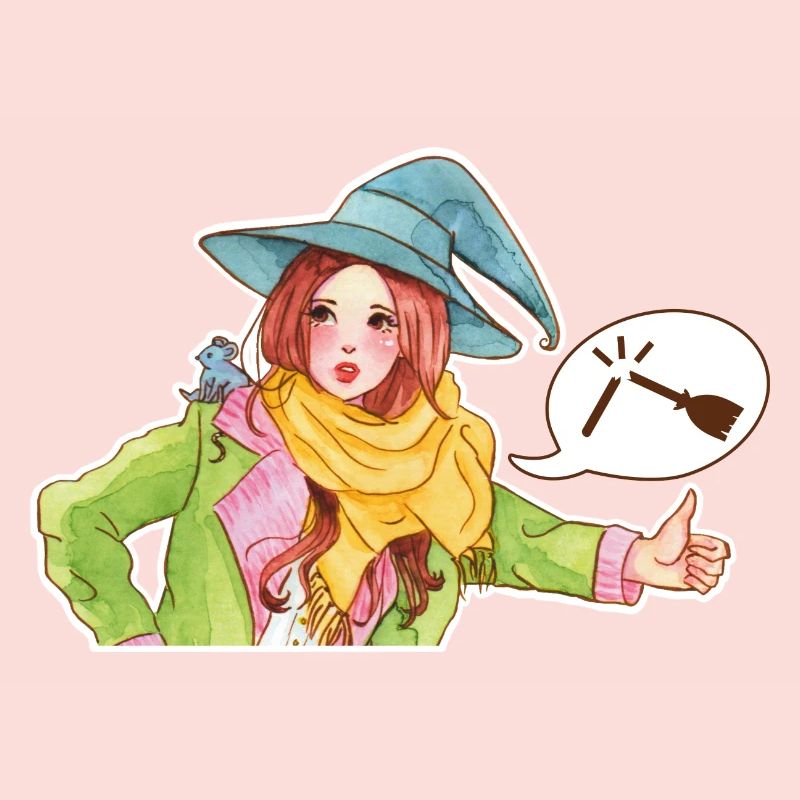 Witch hitchhiker's guide - broom is broken!