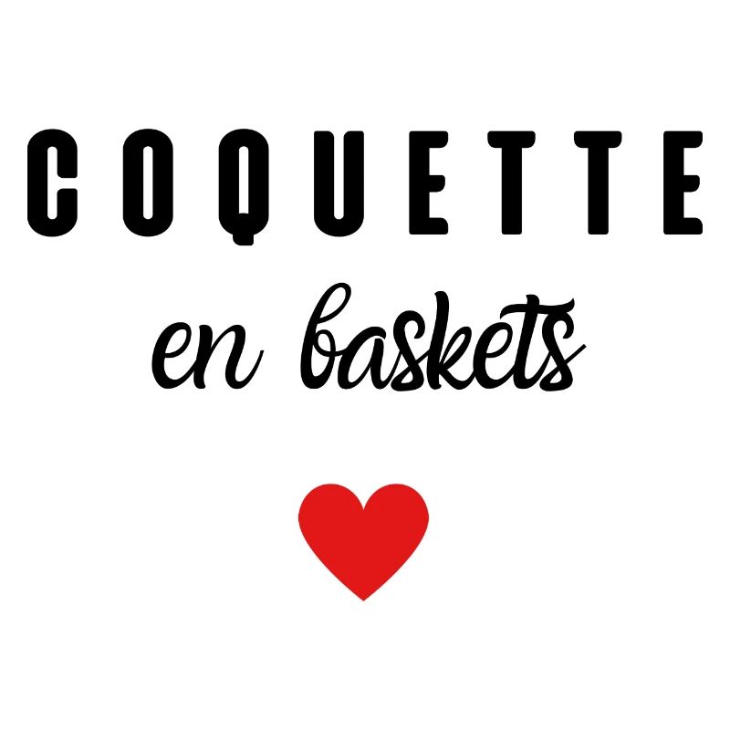 coquette en baskets