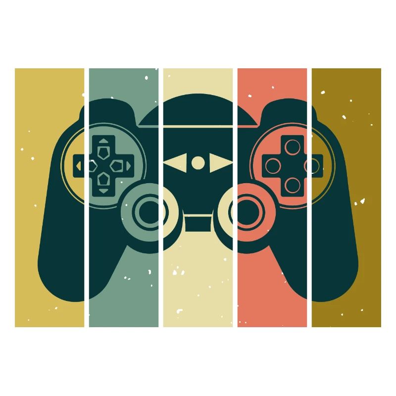 Vintage Retro Gaming Controller