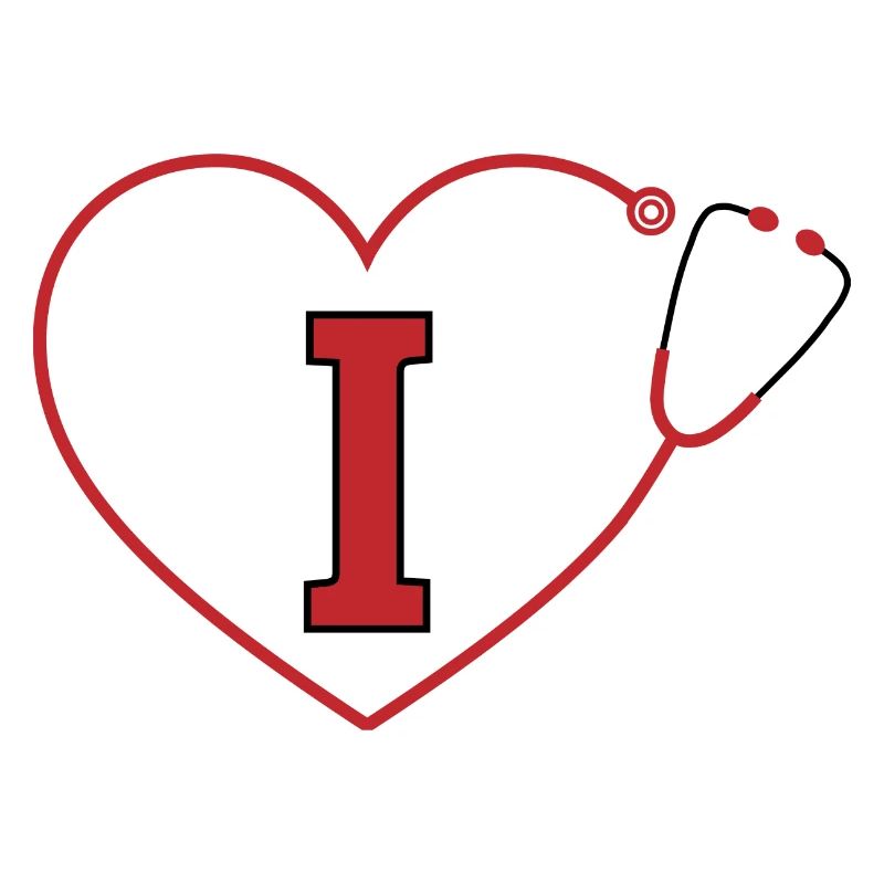 Letter i stethoscope
