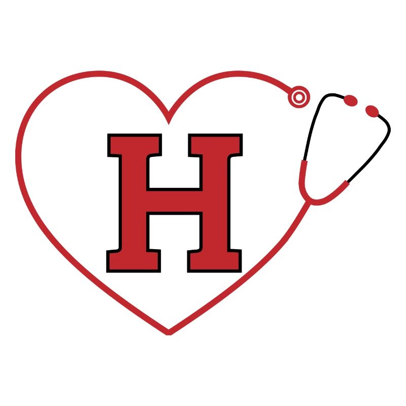 Letter h stethoscope